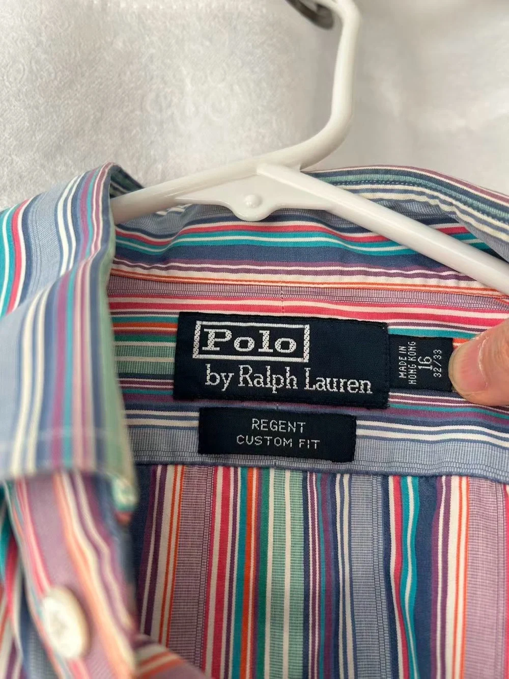 Polo by Ralph Lauren Multicolor Striped Cotton Button-Up Shirt - Men's
